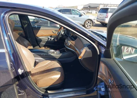 2017 Mercedes-Benz S 550 4Matic из США, поврежденный, VIN WDDUG8FB0HA314439